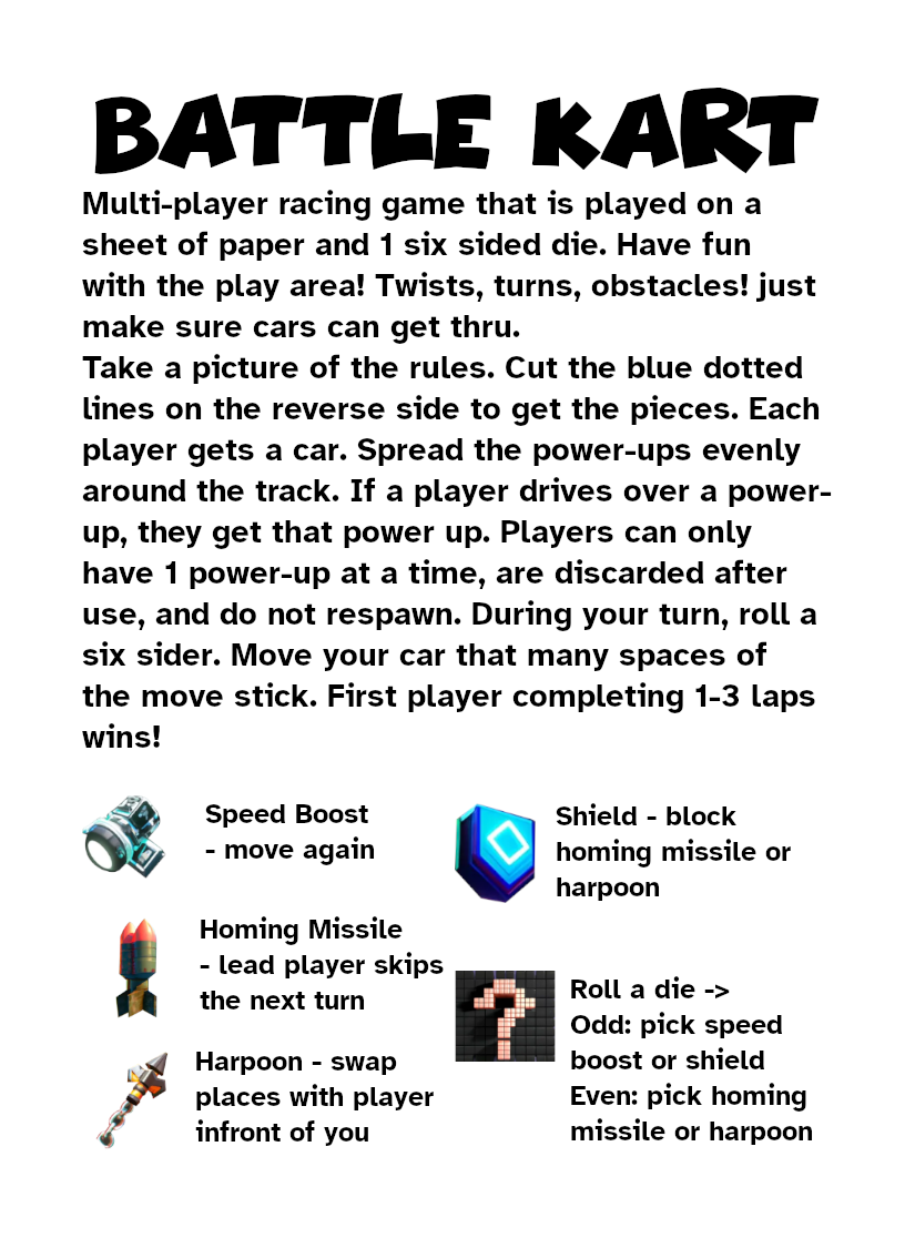 battle kart rules